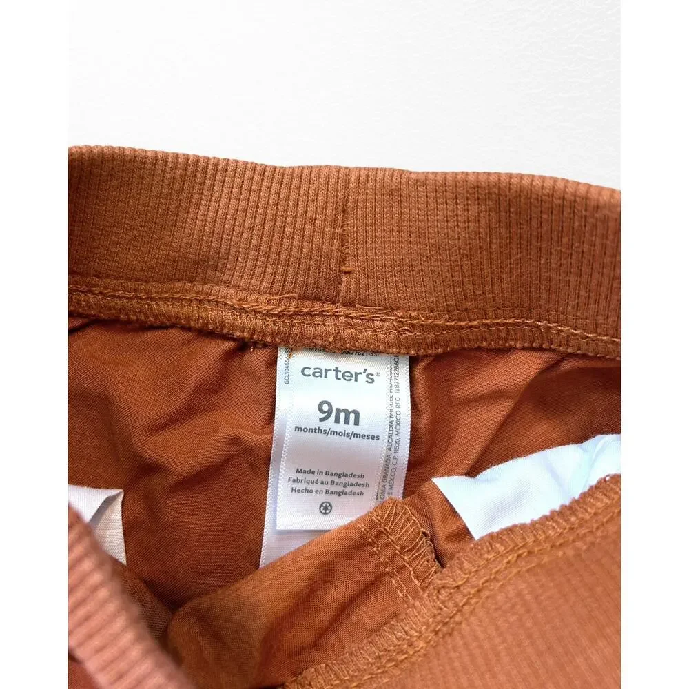 NWT Carter's Drawstring Cargo Pants, 9 Months